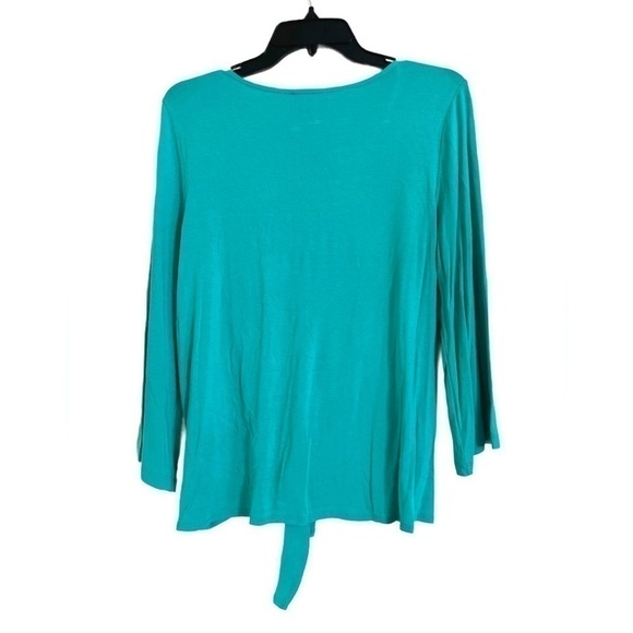 Women’s JM Collection Knit Top with a Tie Front - Size M - NWOT - Picture 2 of 5